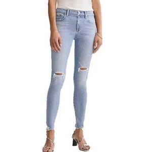 NWT AGOLDE - SOPHIE MID RISE ANKLE‎ in Coastal